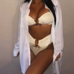 Sexy White Bikini Top by Pretty Little Thing, NWT